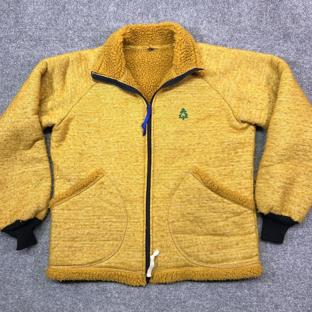 Vintage Forrest Mountaineering Jacket Men L Deep Pile Full Zip Made USA 70s RARE